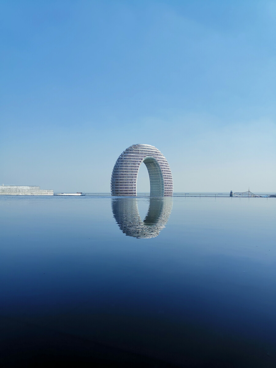 湖州风光,月亮湾美景。