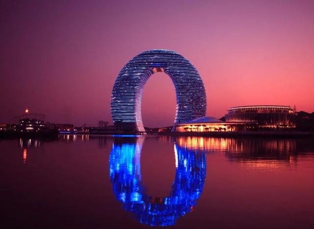 湖州喜来登温泉度假酒店预订-白金七星酒店-地标建筑.赏太湖之美