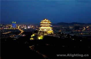 湖州仁皇阁夜景照明